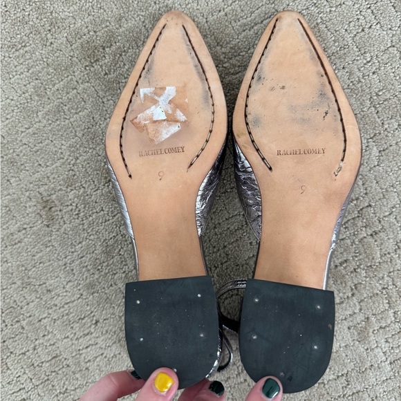 Rachel Comey Mary Jane Tetra Heels Galina Foil 9 - Picture 10 of 11